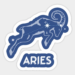 Aries Constellation Sticker